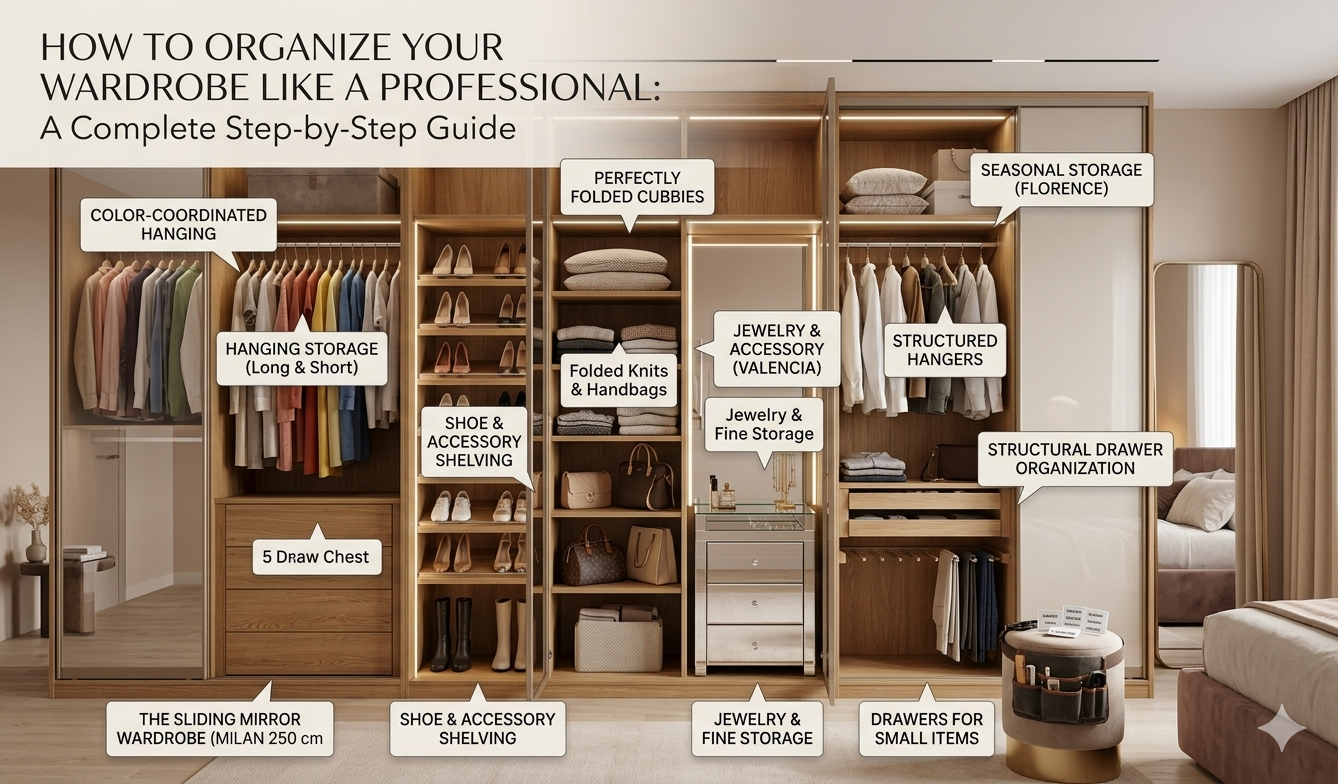 How to Organize Your Wardrobe Like a Professional